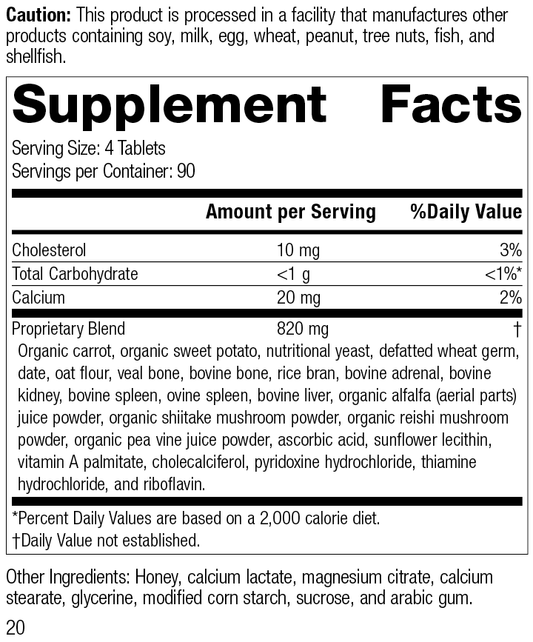 Cyrofood®, 360 Tablets, Rev 20 Supplement Facts