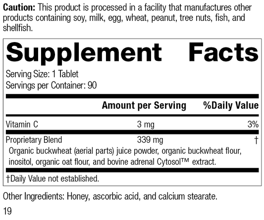 Cyruta®, 90 Tablets, Rev 19 Supplement Facts