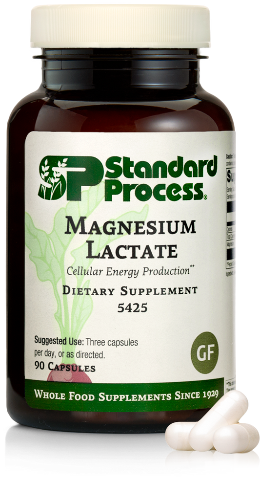 Magnesium Lactate, 90 Capsules