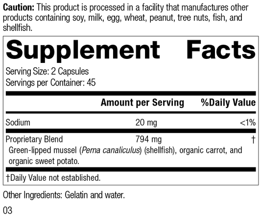 Nutrimere®, 90 Capsules, Rev 03 Supplement Facts