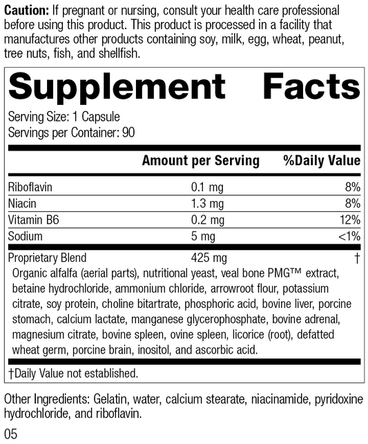 Ostarplex®, 90 Capsules	, Rev 04 Supplement Facts