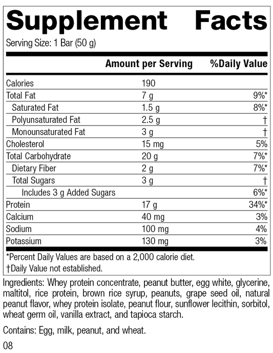 StandardBar®-Peanut Butter, 