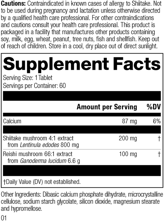 supplement fact label