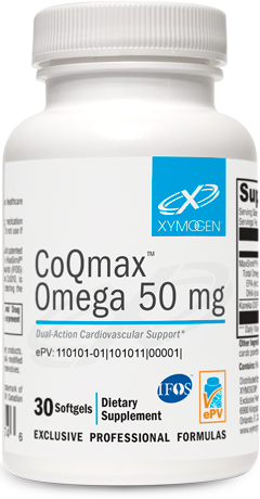 CoQmax™ Omega 50 mg 30 Softgels.