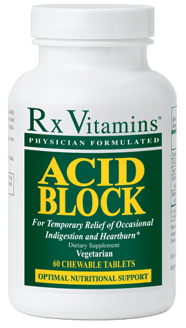 Acid Block 60 Chewable Tablets.