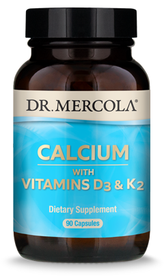 Calcium with Vitamins D3 & K2 90 Capsules.