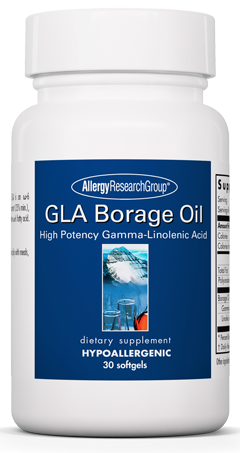 GLA Borage Oil 30 Softgels.