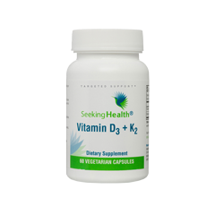 Vitamin D3 + K2 60 Capsules.