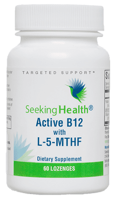 Active B12 with L-5-MTHF 60 Lozenges.