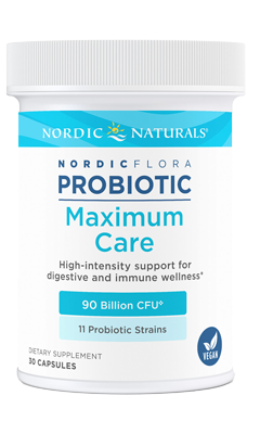 Nordic Flora Probiotic Maximum Care 30 Capsules.