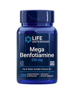 Mega Benfotiamine 250 mg 120 Capsules.
