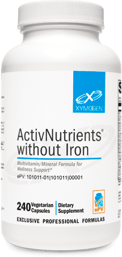 ActivNutrients® without Iron 240 Capsules.