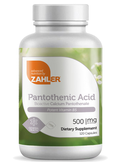 Pantothenic Acid 120 Capsules