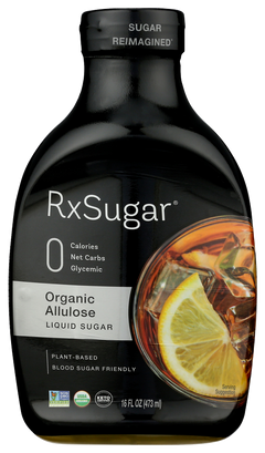 RxSugar® Organic Allulose Liquid Sugar 16 fl oz