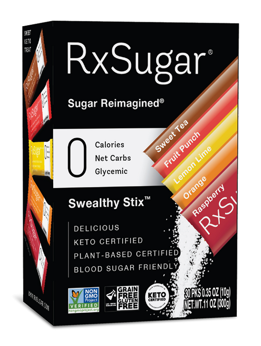 RxSugar® Swealthy Stix 30 Packets.