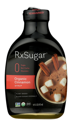 RxSugar® Organic Cinnamon Syrup 16 fl oz