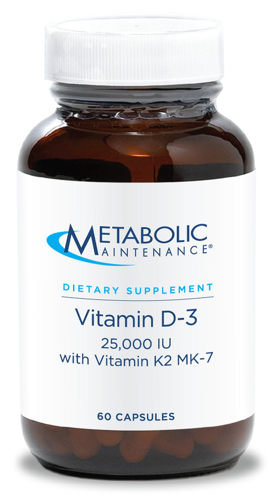 Vitamin D-3 25,000 IU 60 Capsules